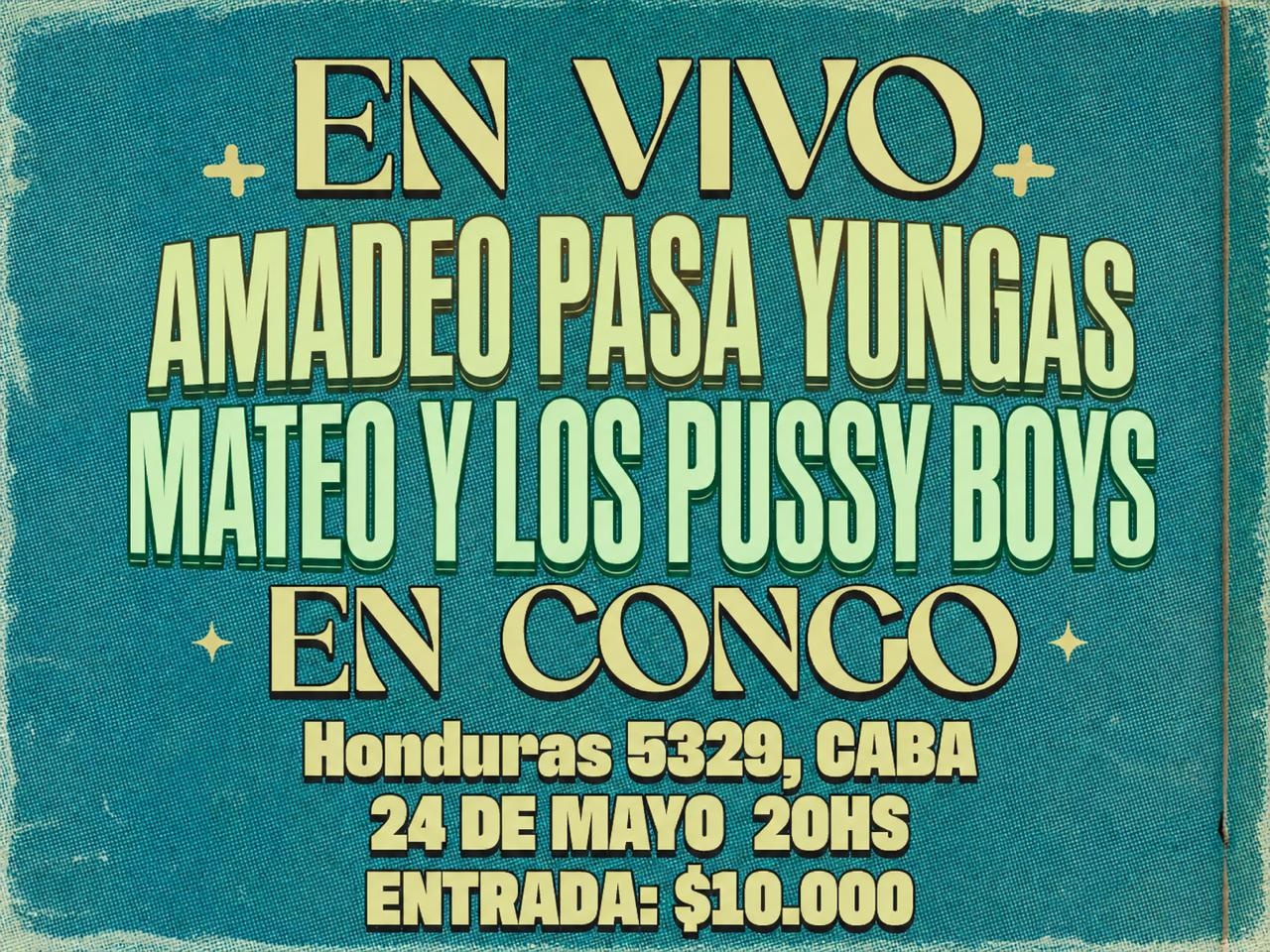Amadeo Pasa - Yungas - Mateo y los Pussy Boys